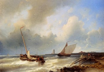  niederlande - Versand Aus Die Niederlande Coast Abraham Hulk Snr Boot Seestück